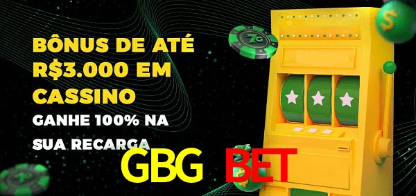 GBG BET melhor bônus de depósito